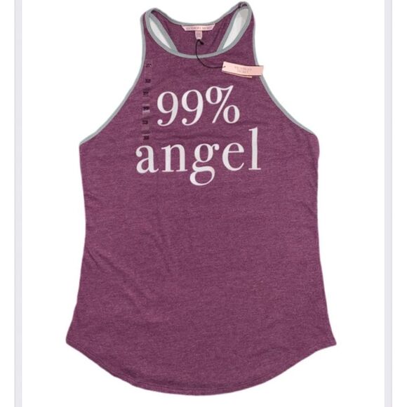 Victorias Secret Supersoft Angel top & lightweight jogger pajama set purple blue - Picture 4 of 9